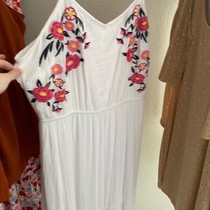 Long white dress wore one time